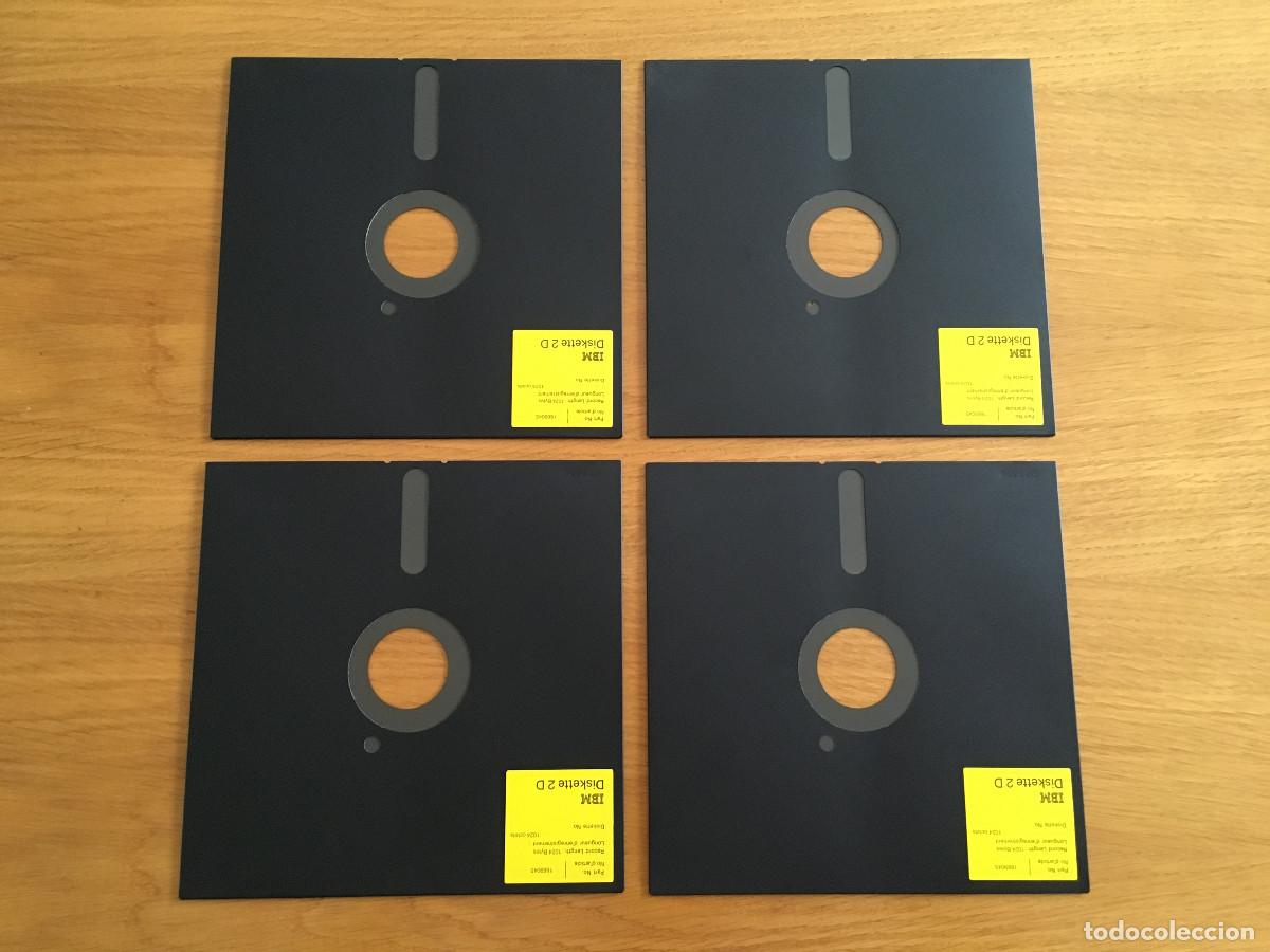 Segunda Mano: Discos IBM de 8 pulgadas, a&ntilde;os 70-80 ( Lote de 4 unidades)