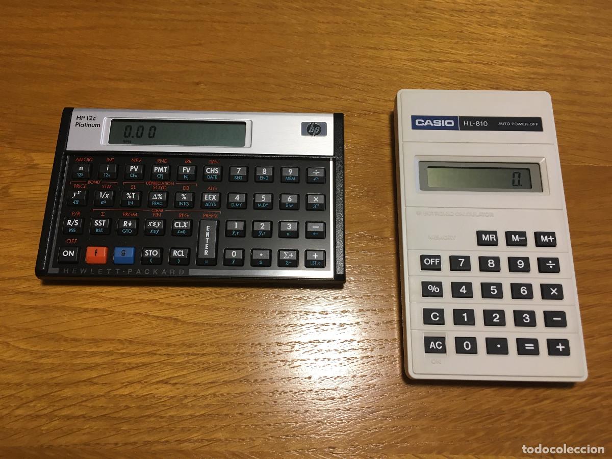Segunda mano: Calculadora financiera HP 12 y Casio HL-810 - Foto 2