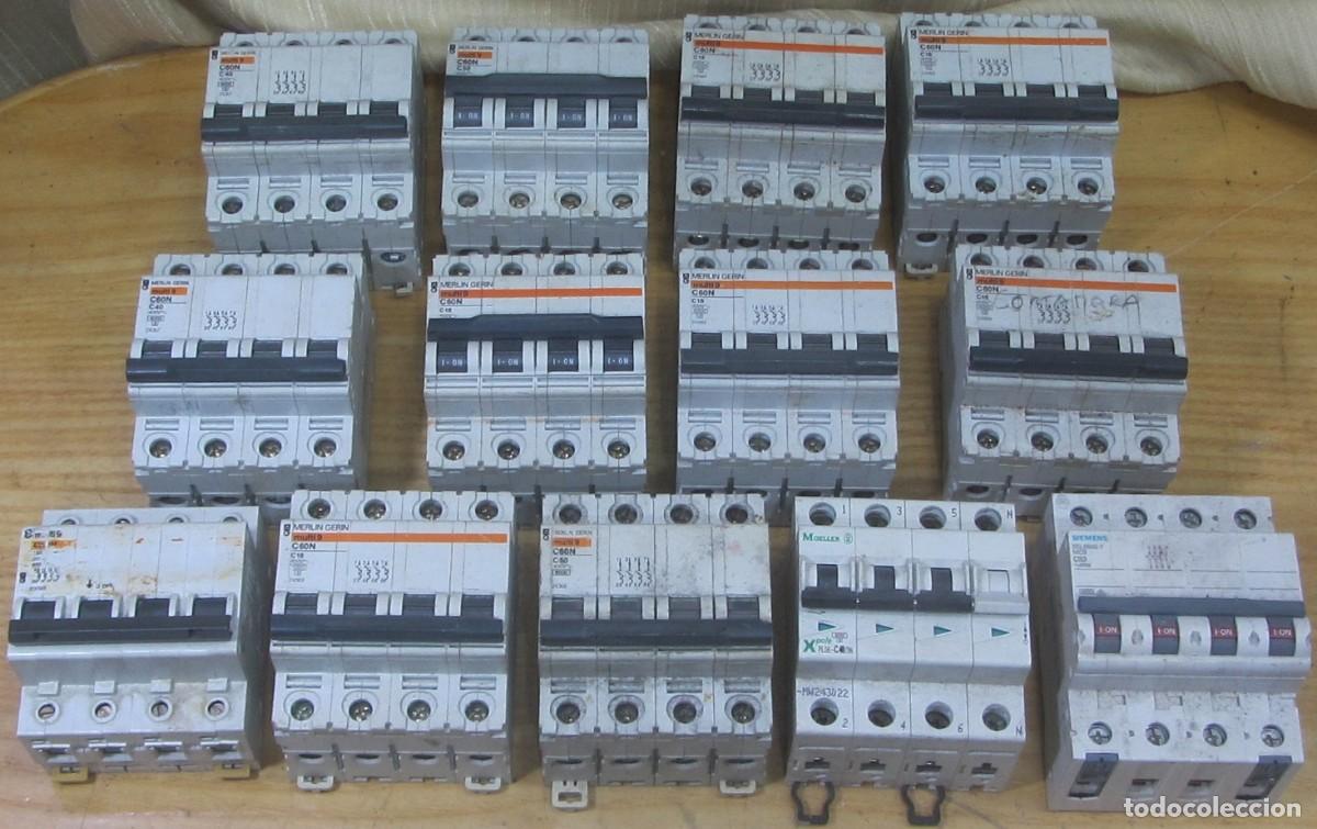 Segunda mano: 71 TERMICOS, INTERRUPTOR AUTOMATICO, DISYUNTOR, MAGNETOTERMICO. - Foto 2