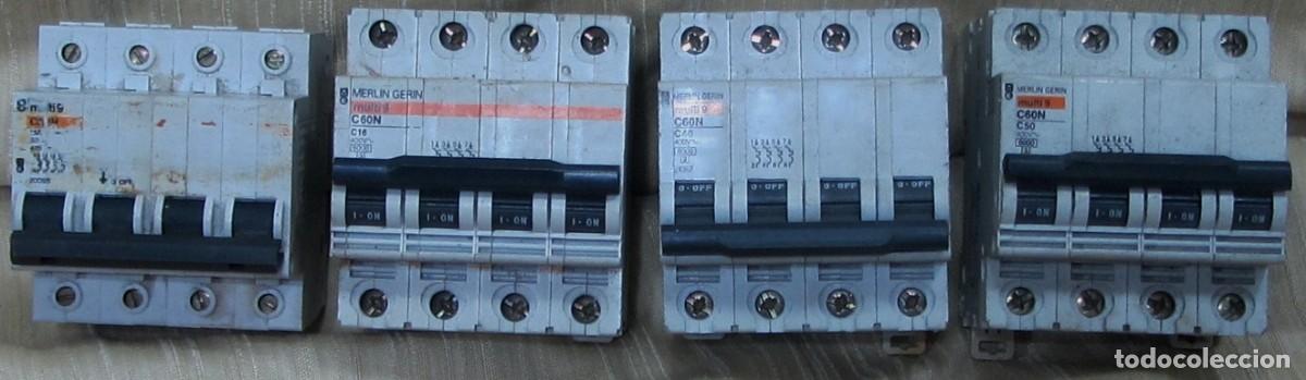 Segunda mano: 71 TERMICOS, INTERRUPTOR AUTOMATICO, DISYUNTOR, MAGNETOTERMICO. - Foto 4