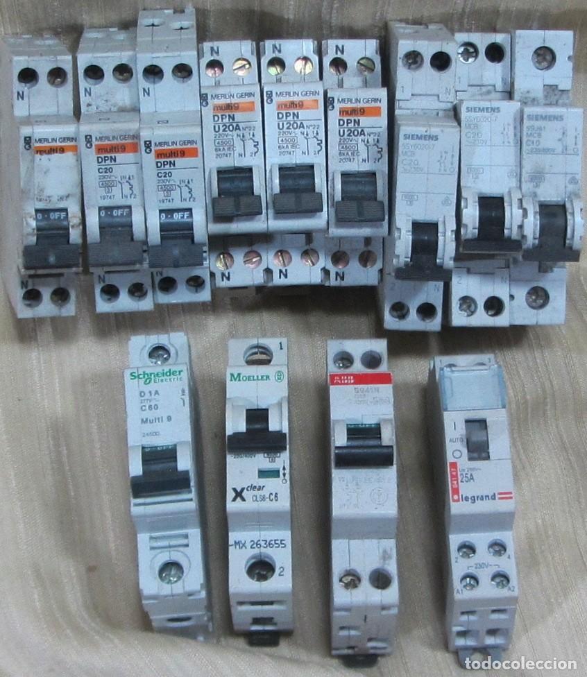 Segunda mano: 71 TERMICOS, INTERRUPTOR AUTOMATICO, DISYUNTOR, MAGNETOTERMICO. - Foto 7
