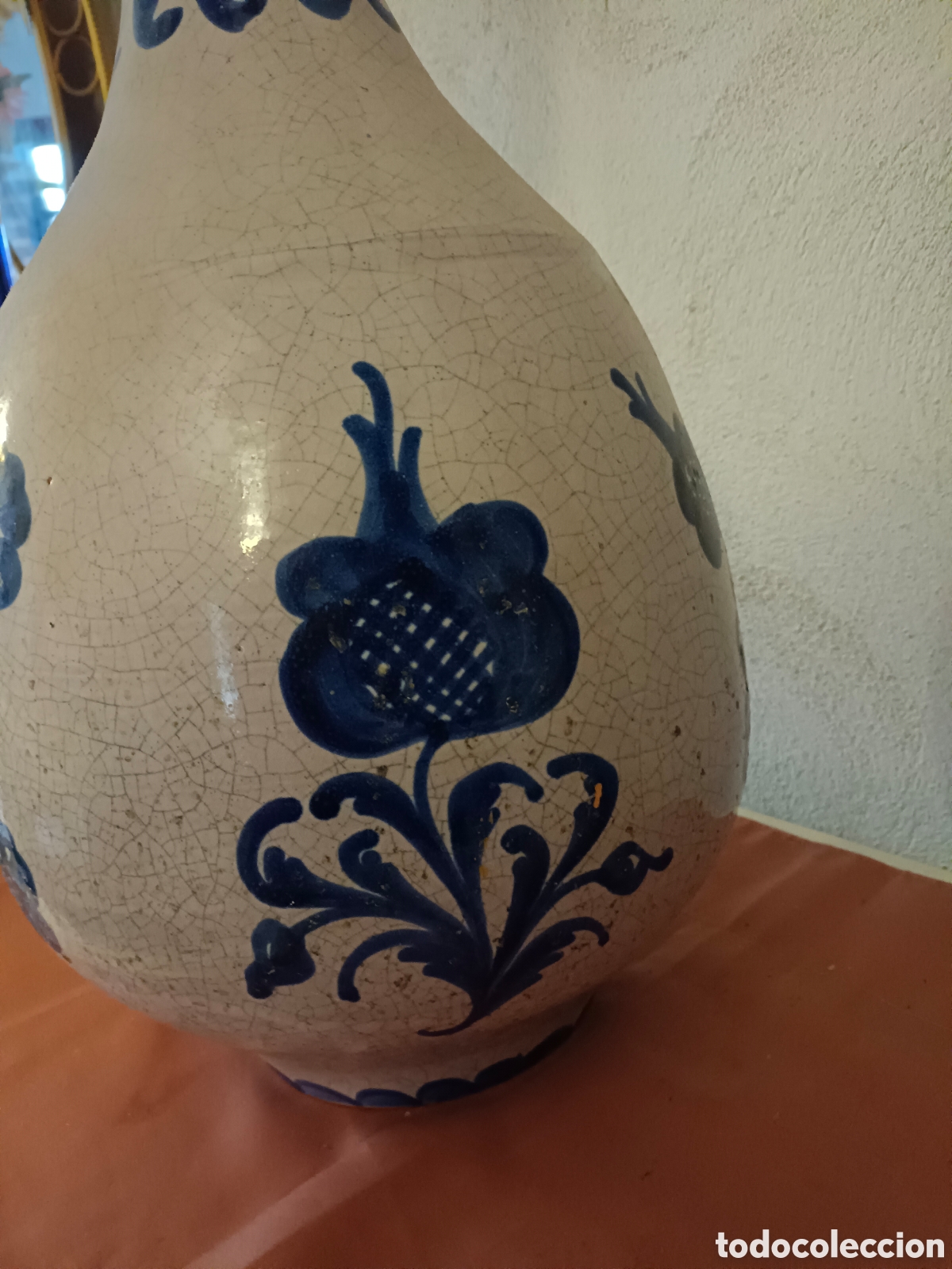 Segunda mano: Jarr&oacute;n cer&aacute;mica con flores - Foto 4