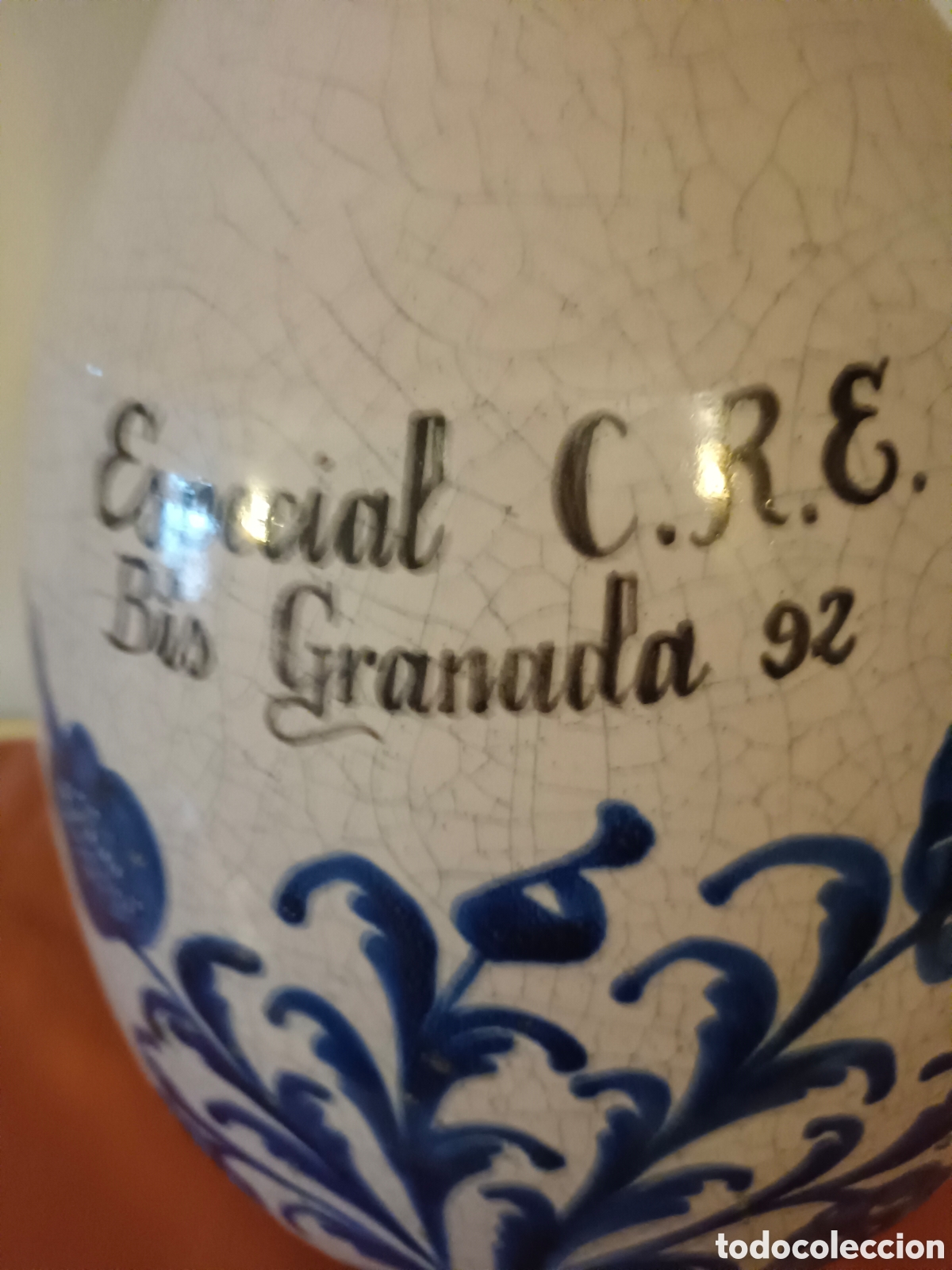 Segunda mano: Jarr&oacute;n cer&aacute;mica con flores - Foto 6
