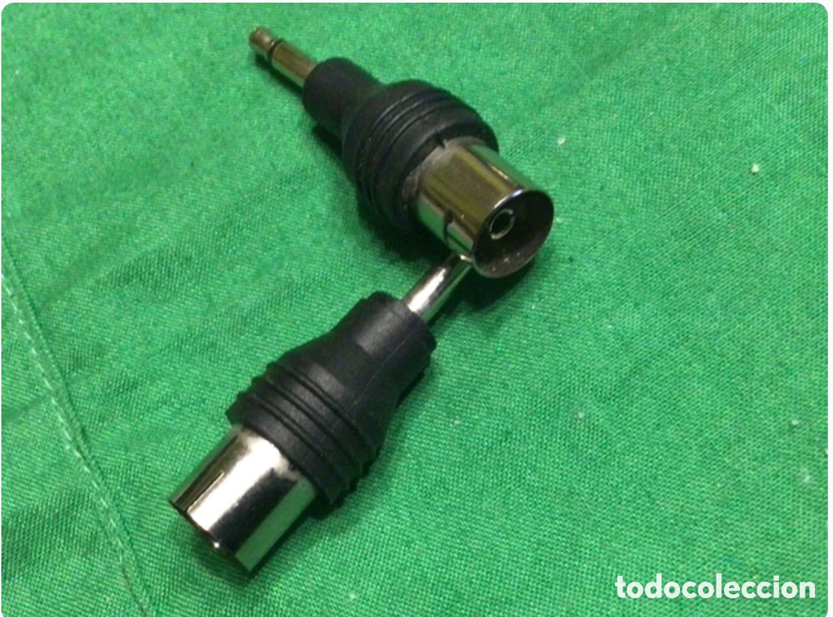 Segunda mano: ADAPTADOR CABLE COAXIAL A JACK DE 3mm. 2x4&euro; - Foto 2