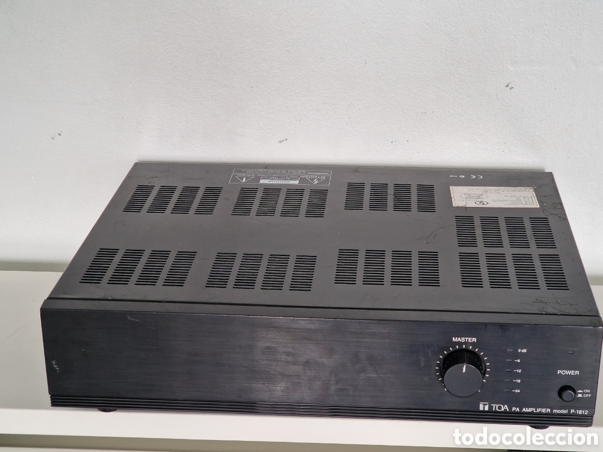 Segunda mano: TOA PA AMPLIFICADOR P-1812 - Foto 3