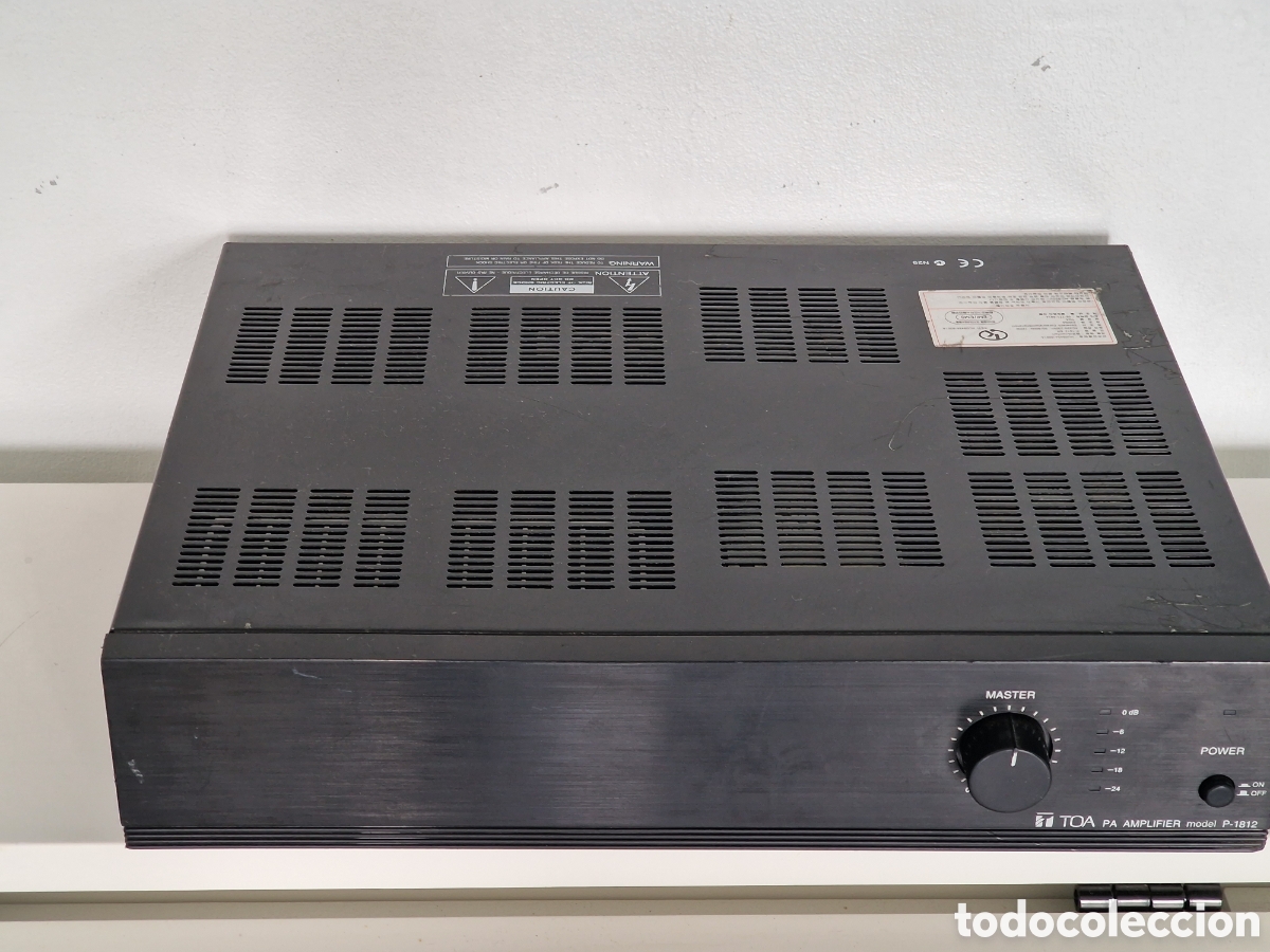 Segunda mano: TOA PA AMPLIFICADOR P-1812 - Foto 4