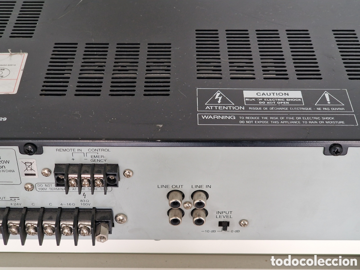 Segunda mano: TOA PA AMPLIFICADOR P-1812 - Foto 8