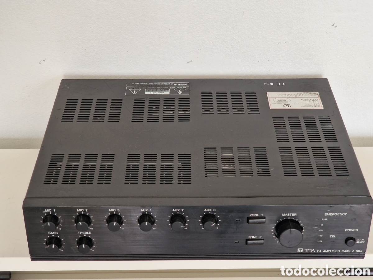 Segunda mano: TOA PA AMPLIFICADOR A-1812 - Foto 4