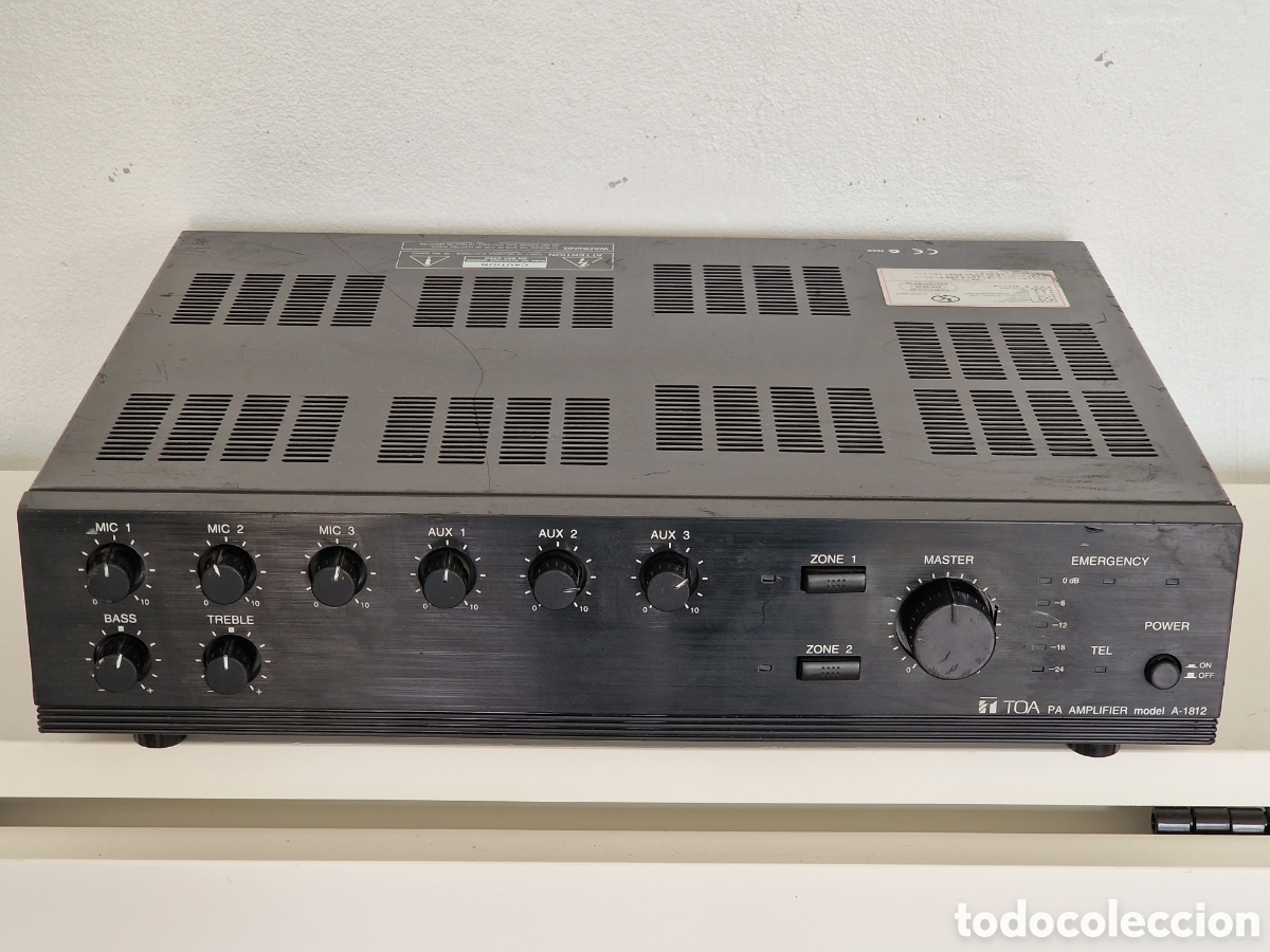 Segunda mano: TOA PA AMPLIFICADOR A-1812 - Foto 15