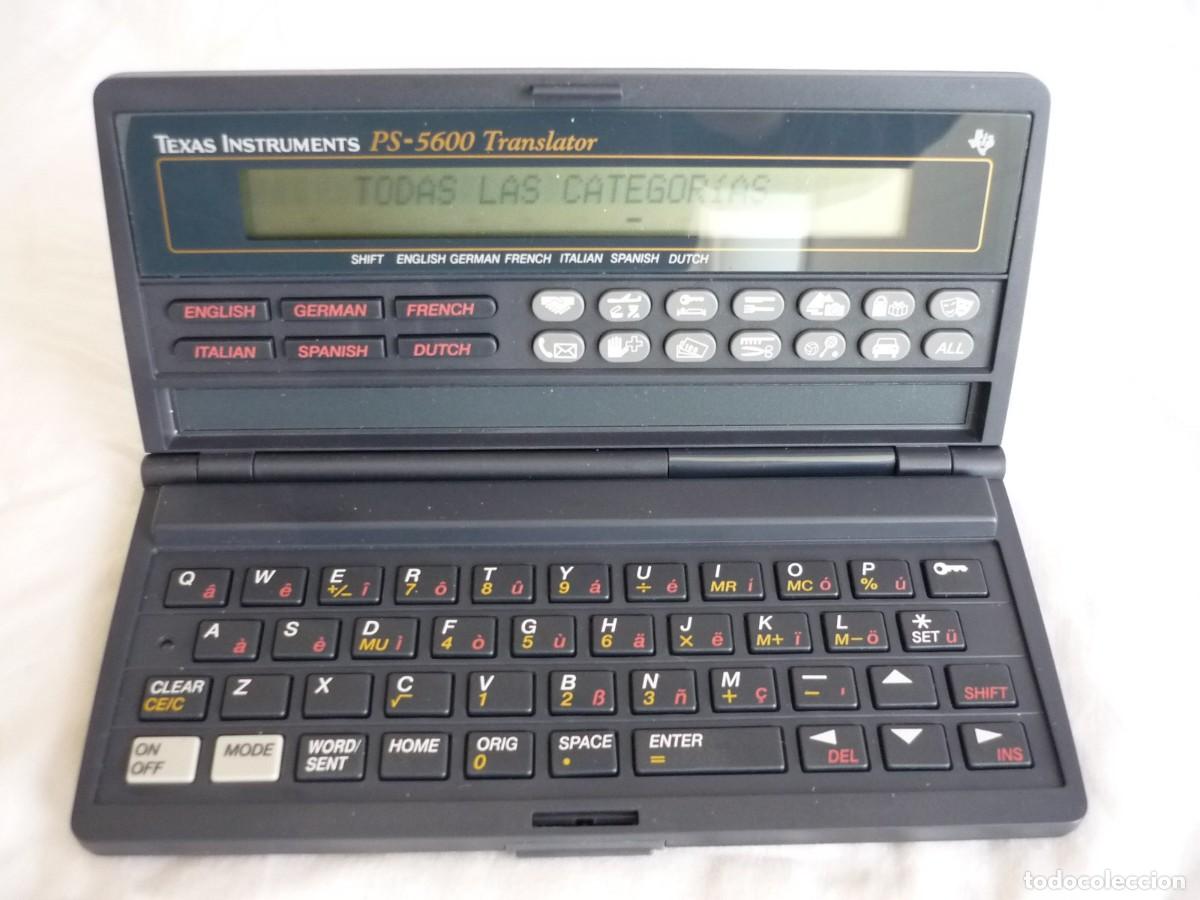 Segunda mano: Traductor electr&oacute;nico Texas Instruments PS-5600 funcionando - Foto 3