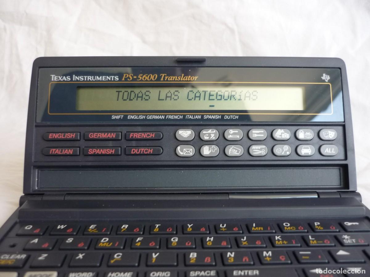 Segunda mano: Traductor electr&oacute;nico Texas Instruments PS-5600 funcionando - Foto 5