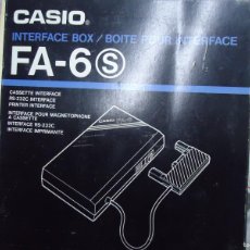 Segunda Mano: CASIO INTERFACE BOX / BOITE POUR INTERFACE FA-6S CASETTE INTERFACE RS-232C- INTERFACE PRINTER INTERF. Lote 401743829