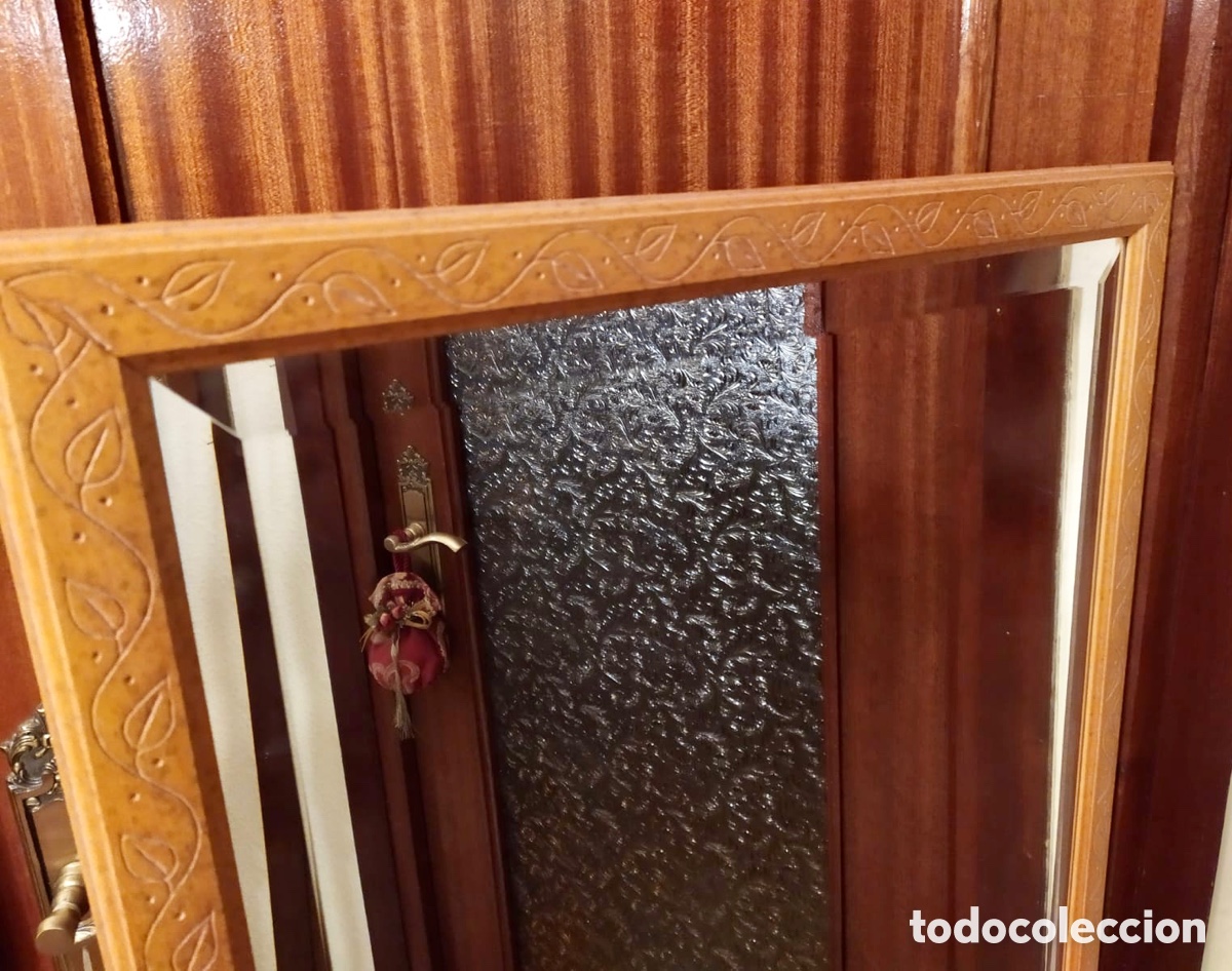 Segunda mano: Espejo grande de madera tallada - Foto 5