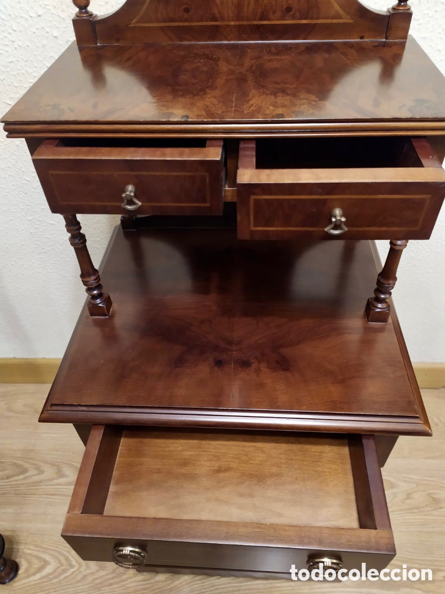 Segunda mano: Mueble multifunci&oacute;n de madera maciza con marqueter&iacute;a - Foto 6