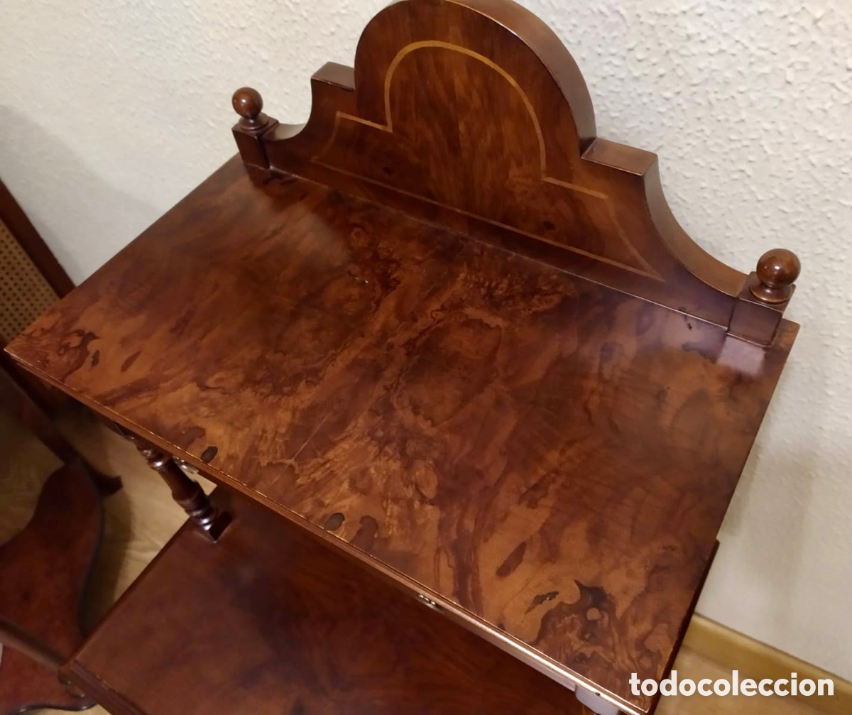 Segunda mano: Mueble multifunci&oacute;n de madera maciza con marqueter&iacute;a - Foto 9