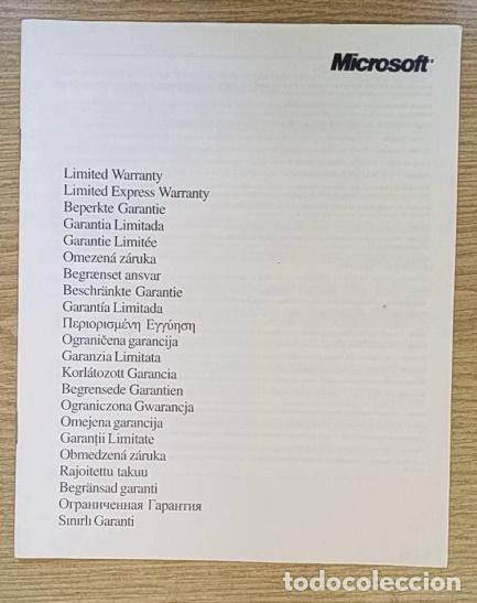 Segunda mano: INSTRUCCIONES MICROSOFT ORDENADOR COMPAQ GARANTIA - Foto 1