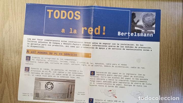 Segunda mano: INSTRUCCIONES BASICAS INTERNET - TODOS A LA RED - BERTELSMANN - Foto 1
