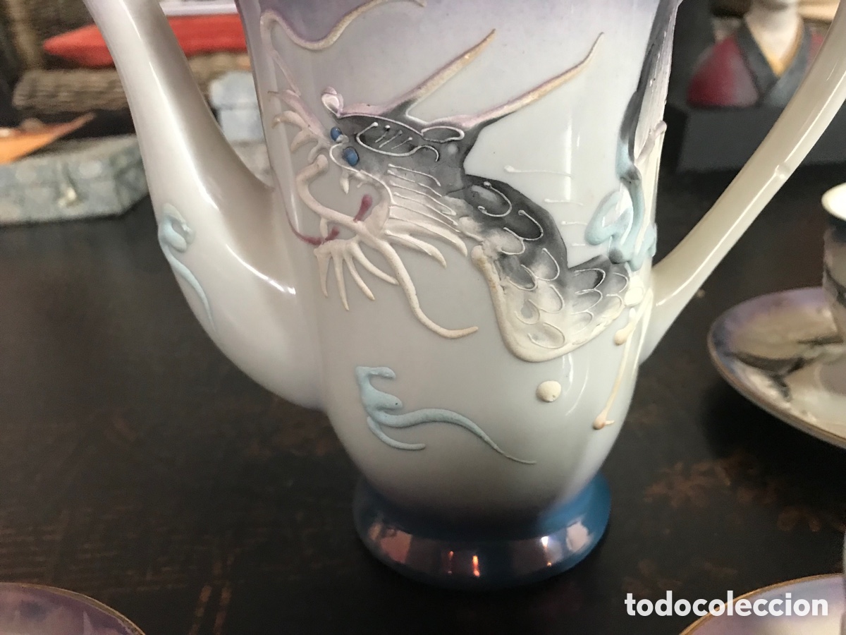 Segunda mano: Juego de caf&eacute; Jap&oacute;n azul - Foto 7