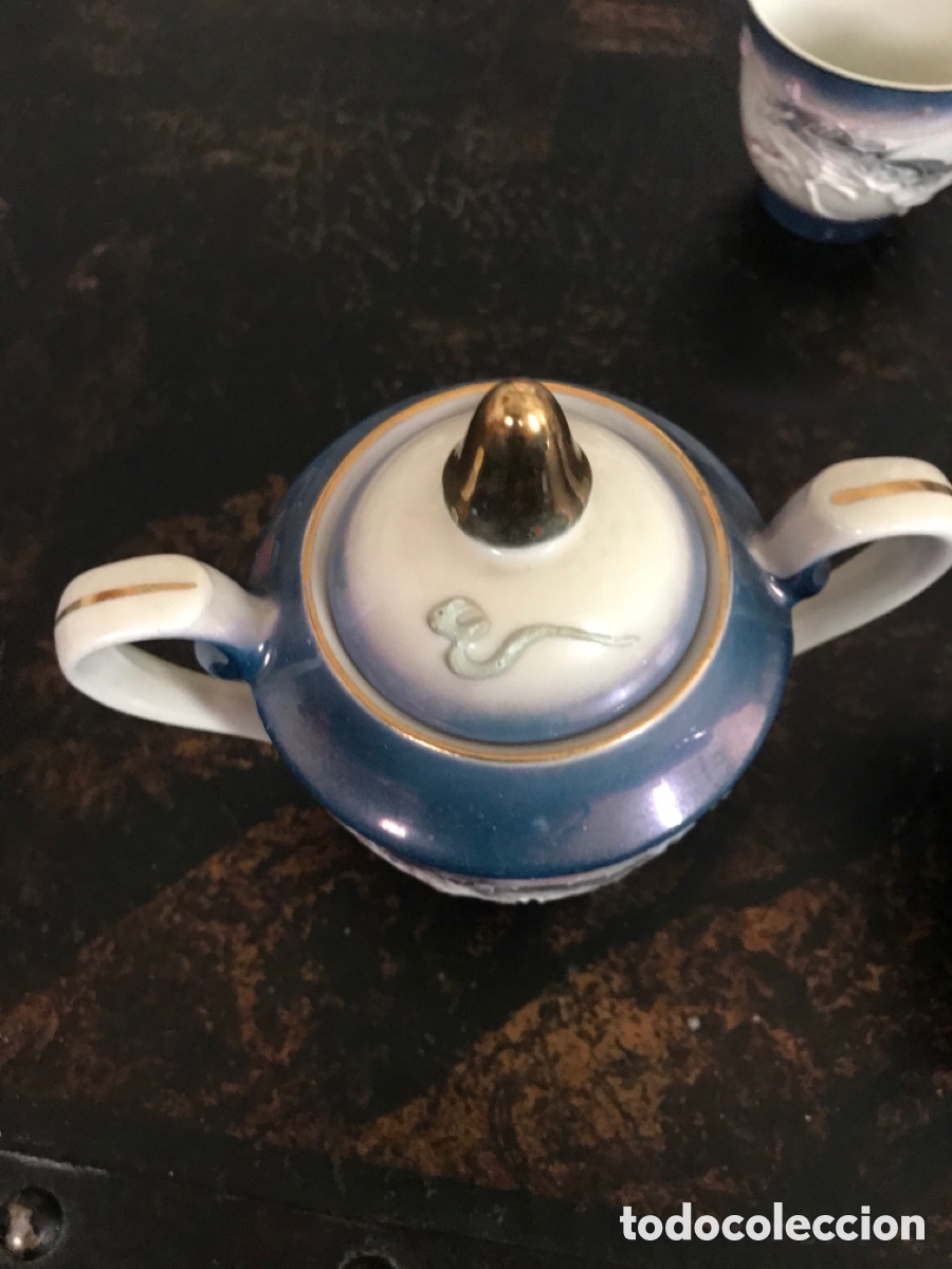 Segunda mano: Juego de caf&eacute; Jap&oacute;n azul - Foto 12