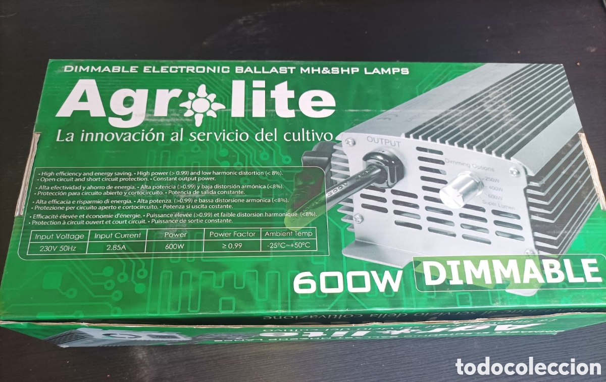 Segunda mano: Balastro AGROLITE 600 w SIN USO - Foto 1