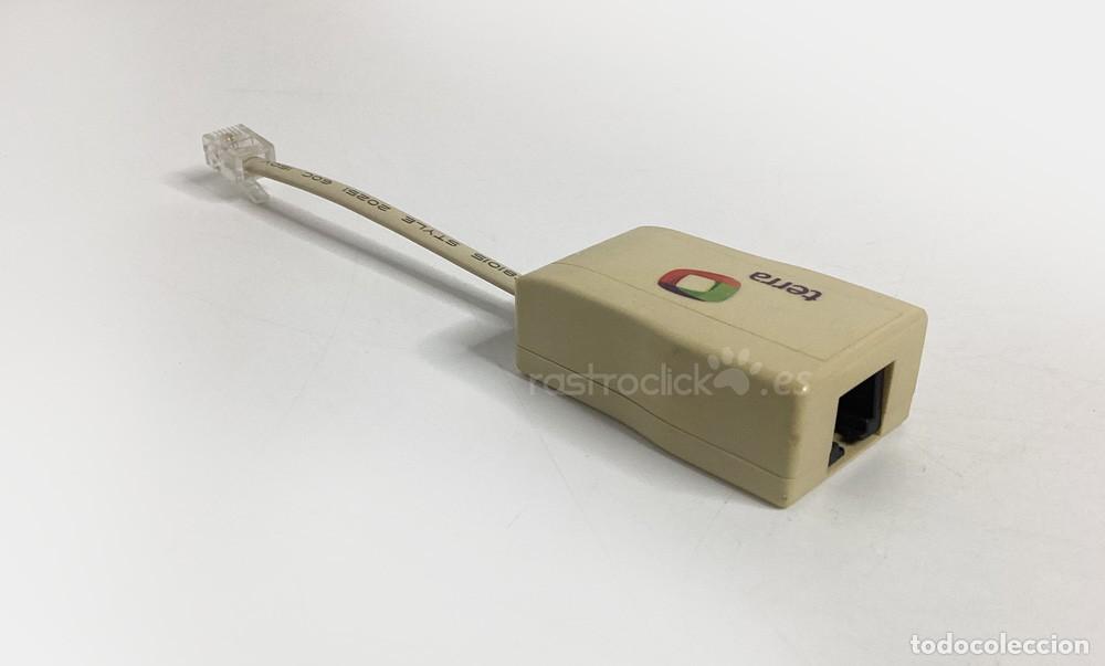 Segunda mano: Microfiltro para l&iacute;nea de tel&eacute;fono ADSL con logotipo de Terra - Foto 3