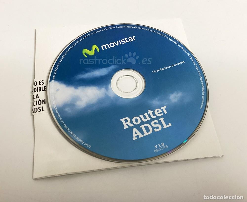 Segunda mano: CD de opciones avanzadas Router ADSL Movistar 2009 - Foto 1