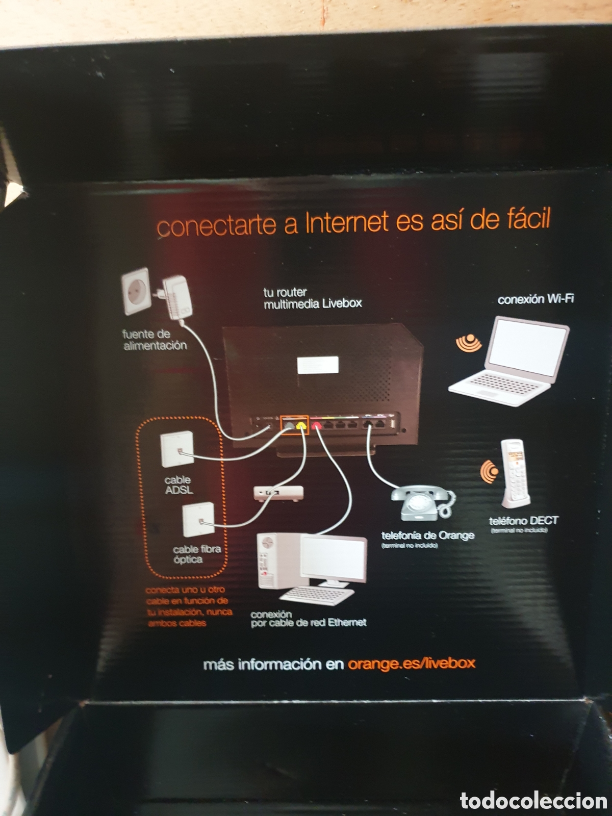 Segunda mano: ROUTER MULTIMEDIA LIVEBOX ORANGE - Foto 3