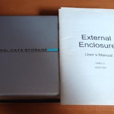 Seconda Mano: CAJA EXTERNA DISCO DURO EXTERNAL DATA STORAGE CON MANUAL EXTERNAL ENCLOSURE USB 2.0 IEEE 1394