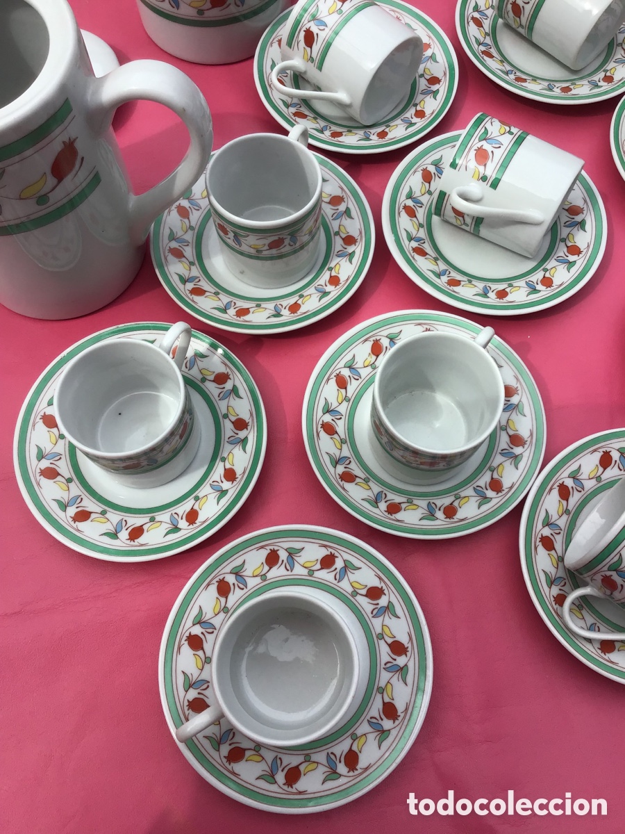 Segunda mano: Juego de caf&eacute; de porcelana - Foto 5