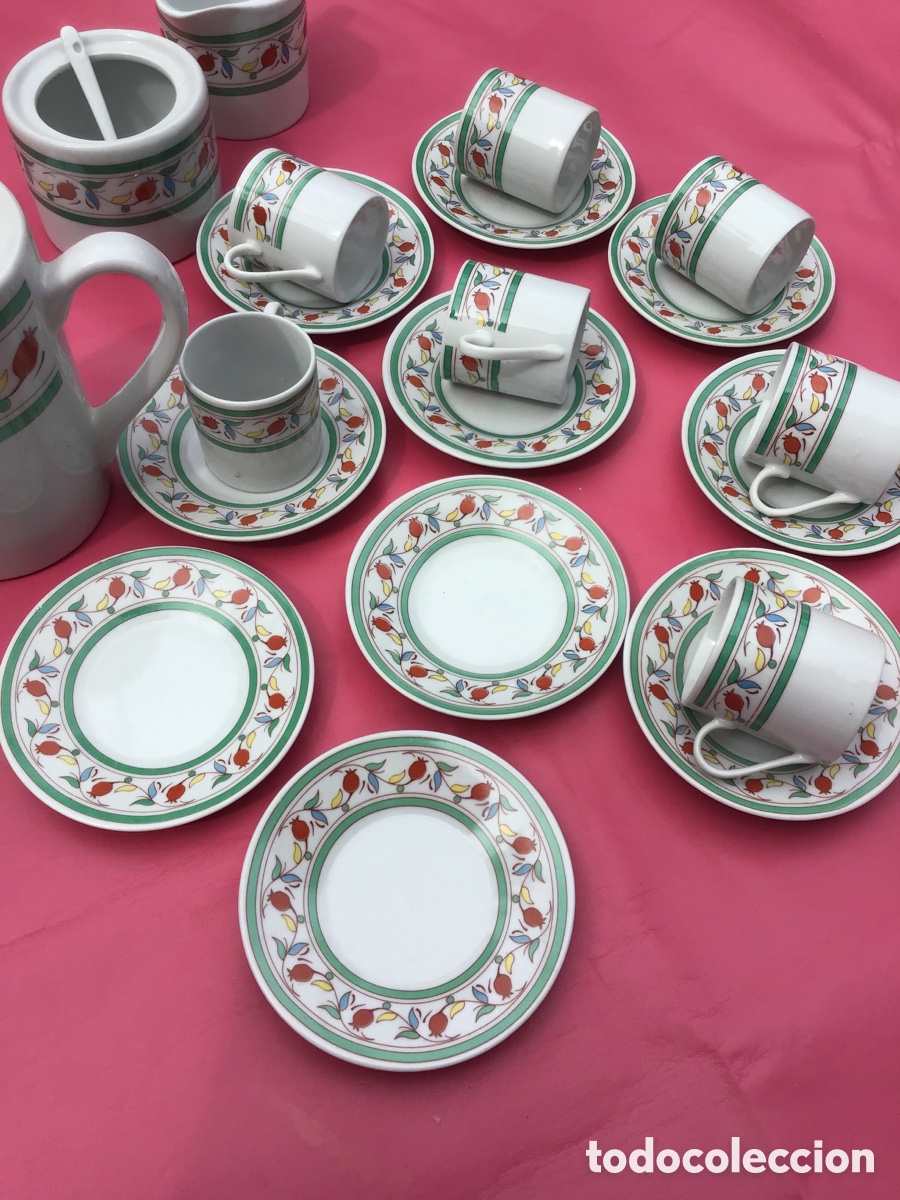 Segunda mano: Juego de caf&eacute; de porcelana - Foto 6