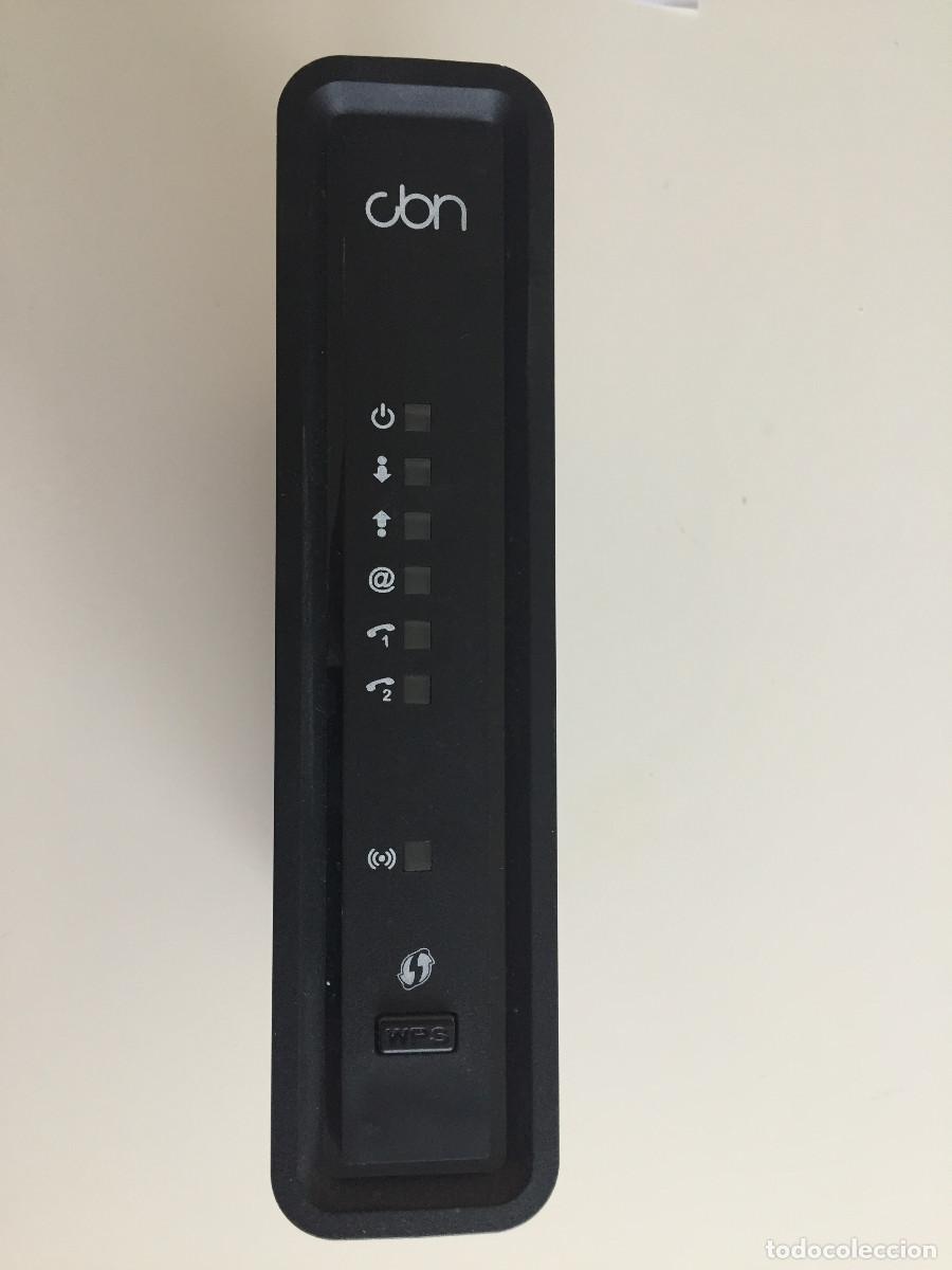 Segunda mano: MODEM MARCA CBN - 4 TOMAS DE RED - 2 TOMAS TELEFONO - RED WIFI - Foto 2