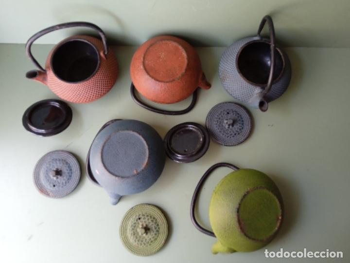 Segunda mano: CINCO TETERAS DE HIERRO FUNDIDO - Foto 3