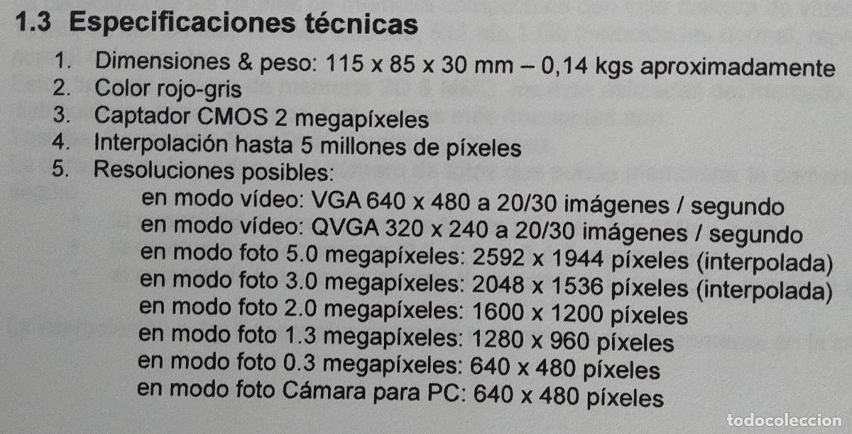 Segunda mano: VIDEOC&Aacute;MARA DIGITAL @TECH SEC 14.05.01. (minic&aacute;mara) - Foto 2