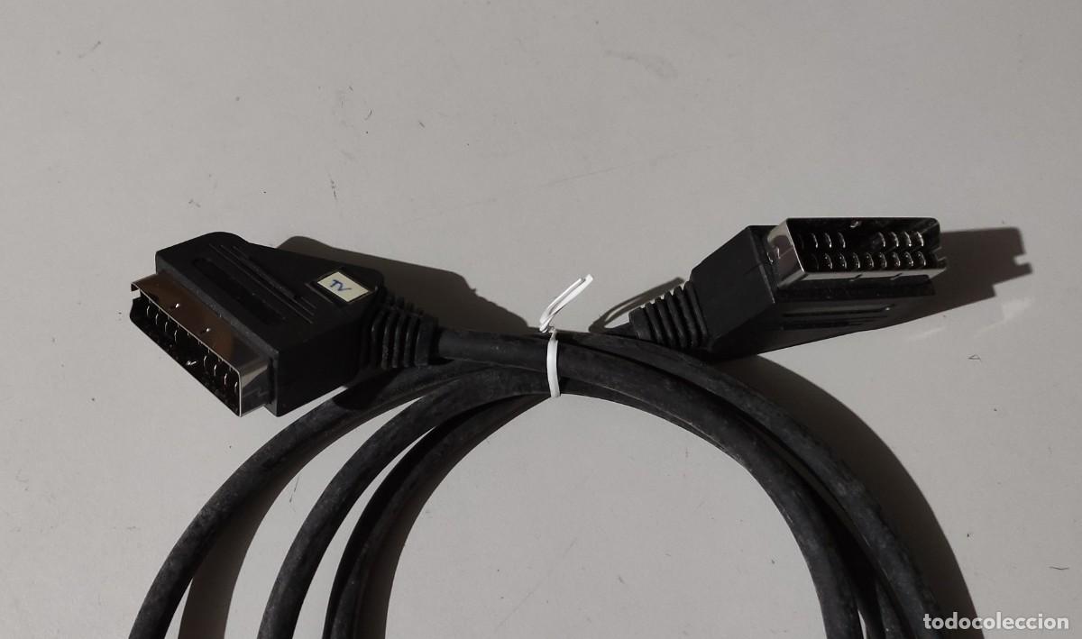 Segunda mano: CABLE EUROCONECTOR NEGRO - LONGITUD 1,40 M. - Foto 2