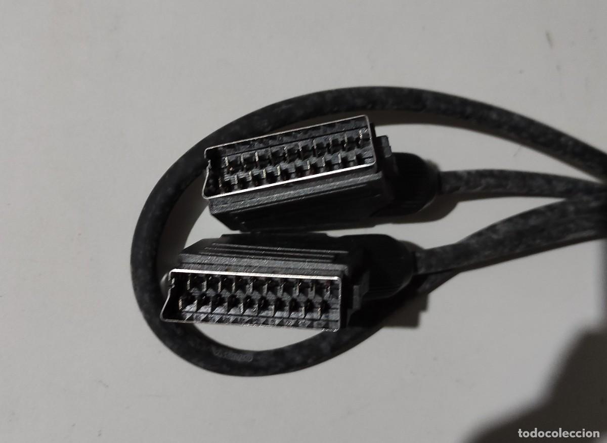 Segunda mano: CABLE EUROCONECTOR NEGRO - LONGITUD 1,00 M. - Foto 2