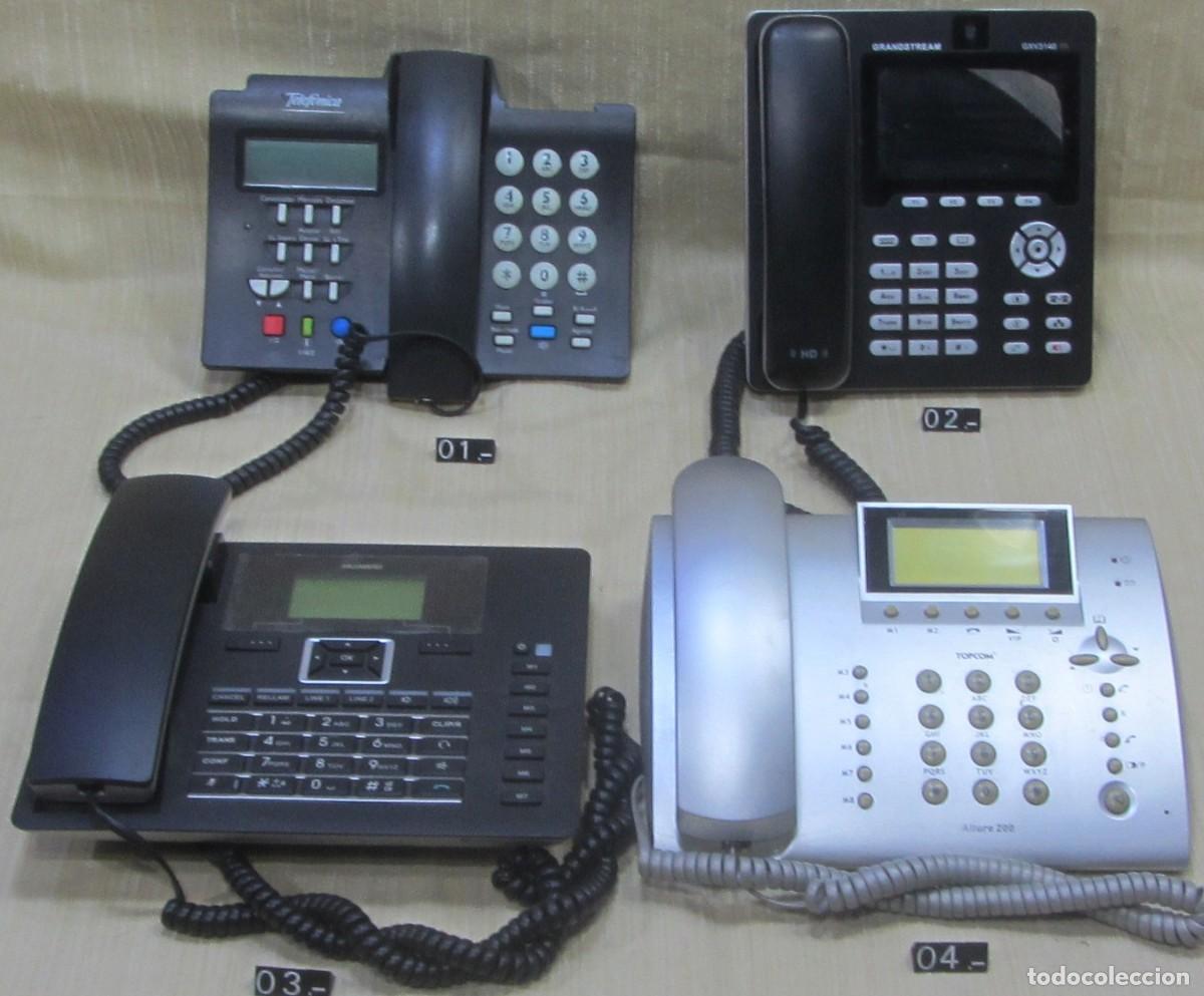 Segunda mano: 4 Tel&eacute;fonos fijos MULTIFUNCION. - Foto 1