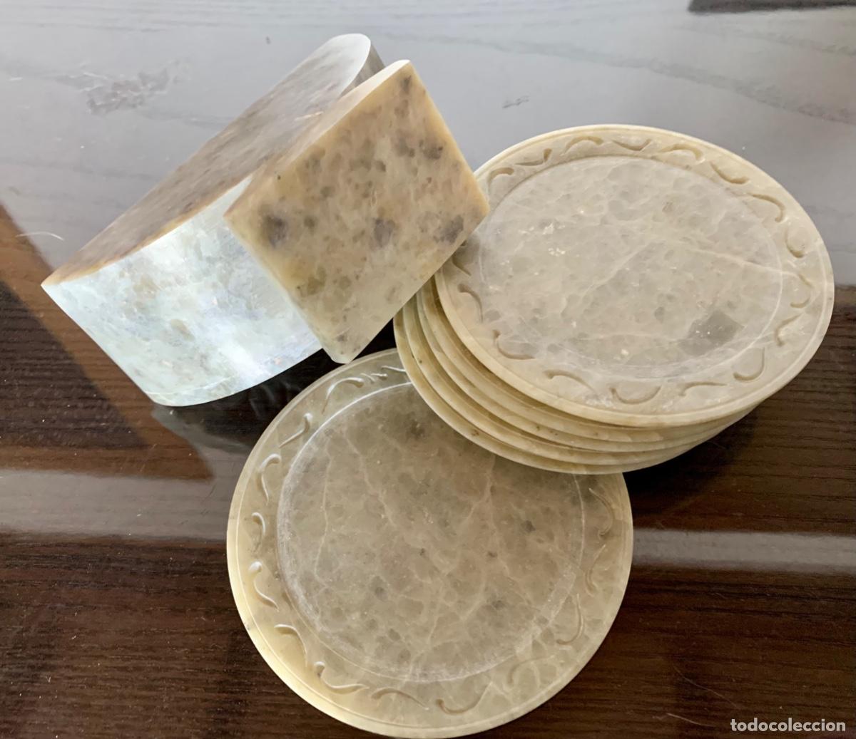 Segunda mano: Juego de 6 posavasos de piedra - Foto 3