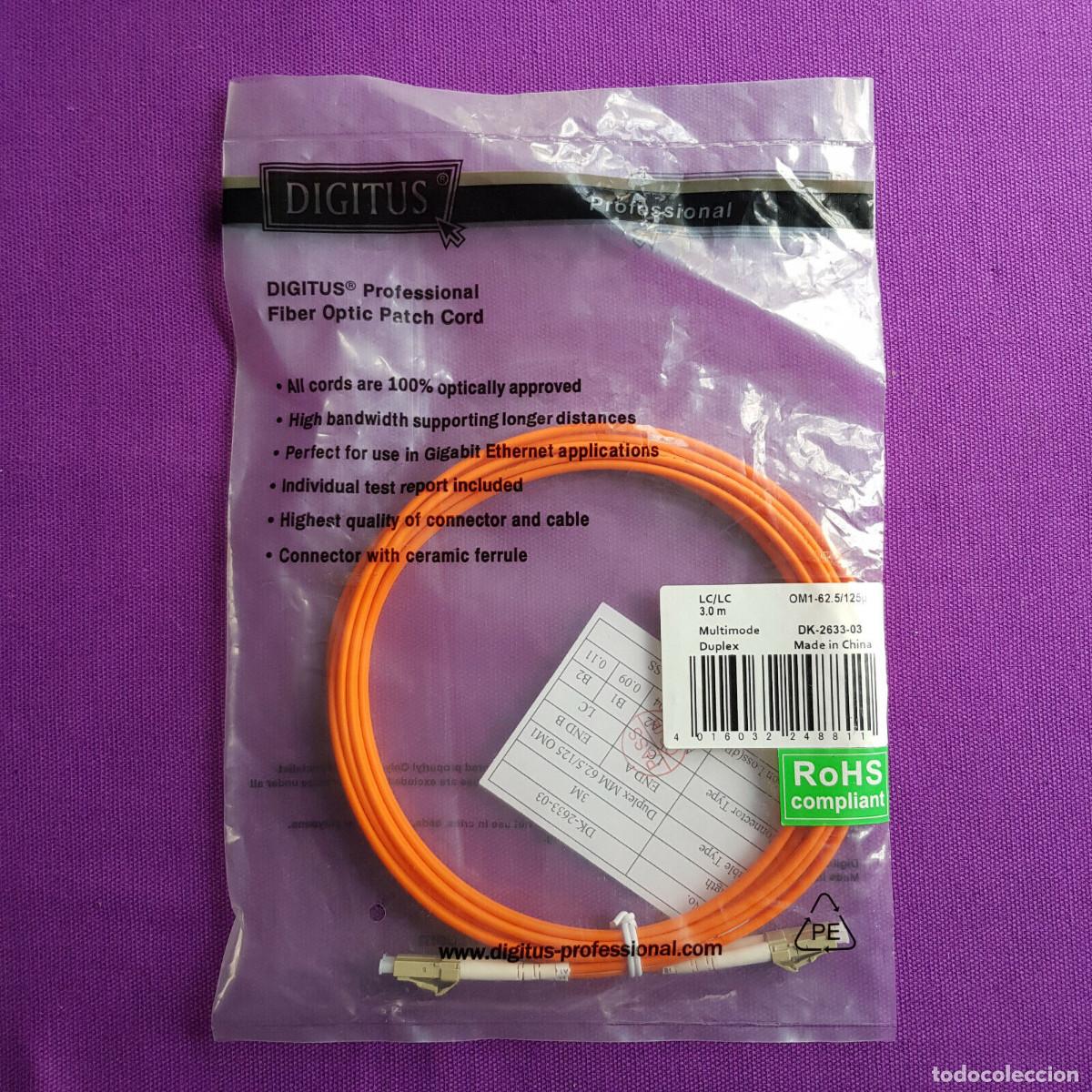 Segunda mano: DIGITUS Professional Fiber Optic Patch Cord DK-2633-03 - Foto 1