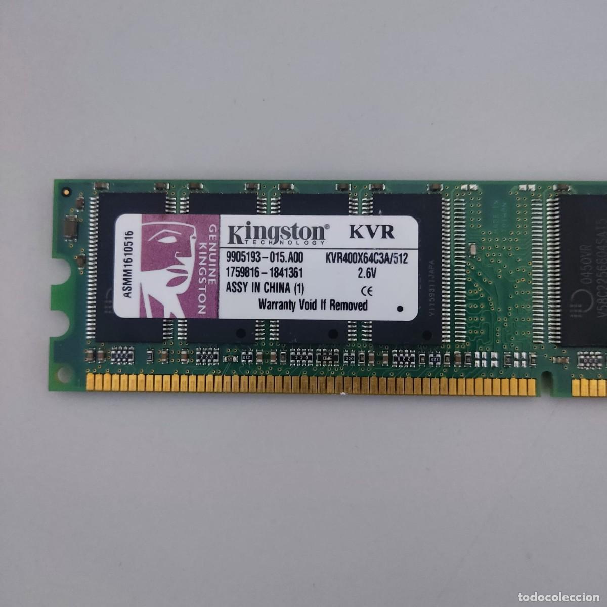 Segunda mano: RAM 2 x 512MB DDR400 184 Pin DIMM - Foto 2