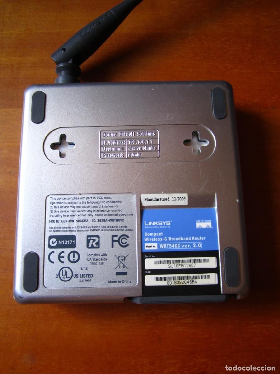 Segunda mano: Cisco Linksys Compact Router WRT54GC - Foto 7