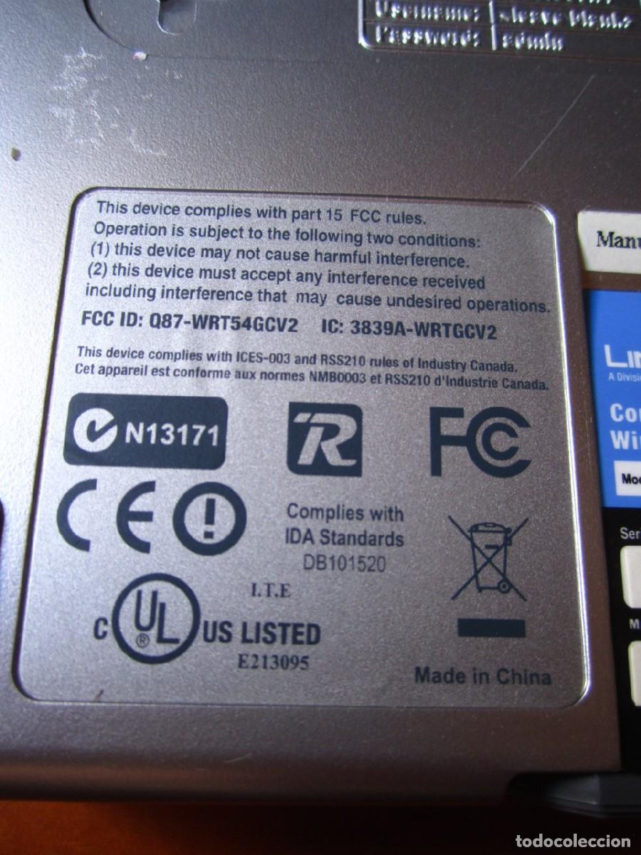Segunda mano: Cisco Linksys Compact Router WRT54GC - Foto 9
