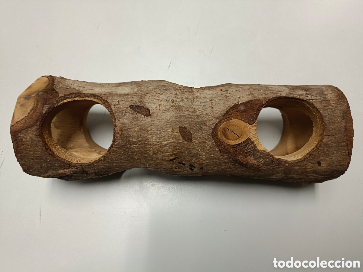 Segunda mano: Tunel madera agujeros hamster, jerbo, raton. - Foto 1