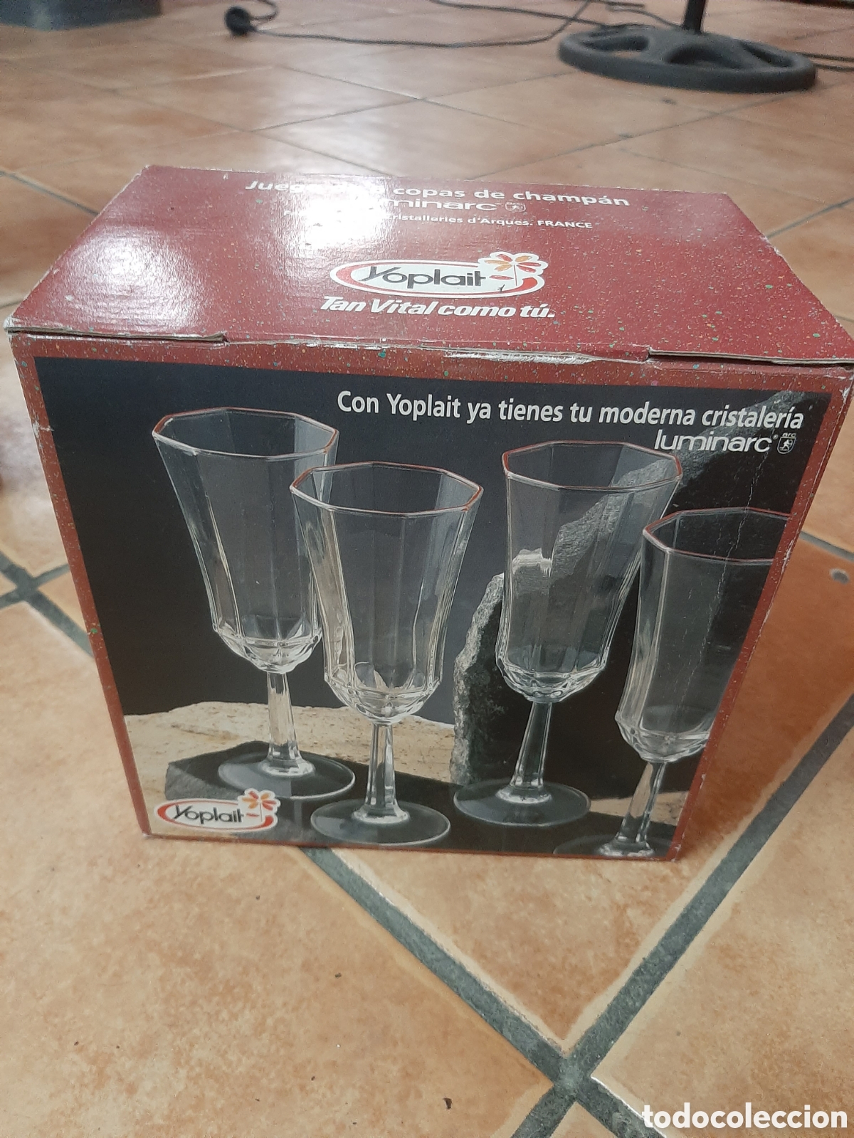 Segunda mano: JUEGO DE 6 COPAS DE CHAMPAN LUMINARC FRANCIA. SIN ESTRENAR - Foto 1