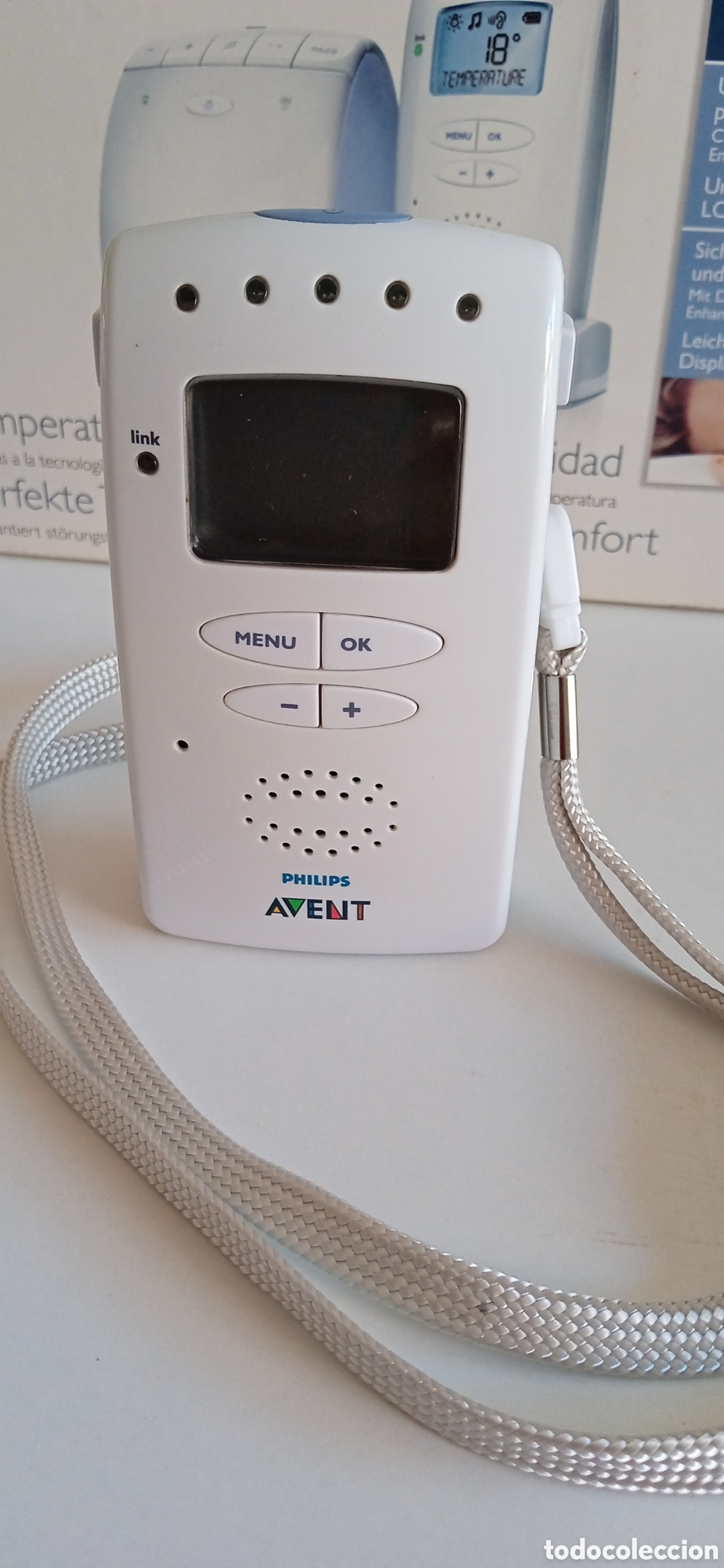 Segunda mano: Sistema vigilabebes PHILIPS con control temperatura y canciones para dormir - Foto 12