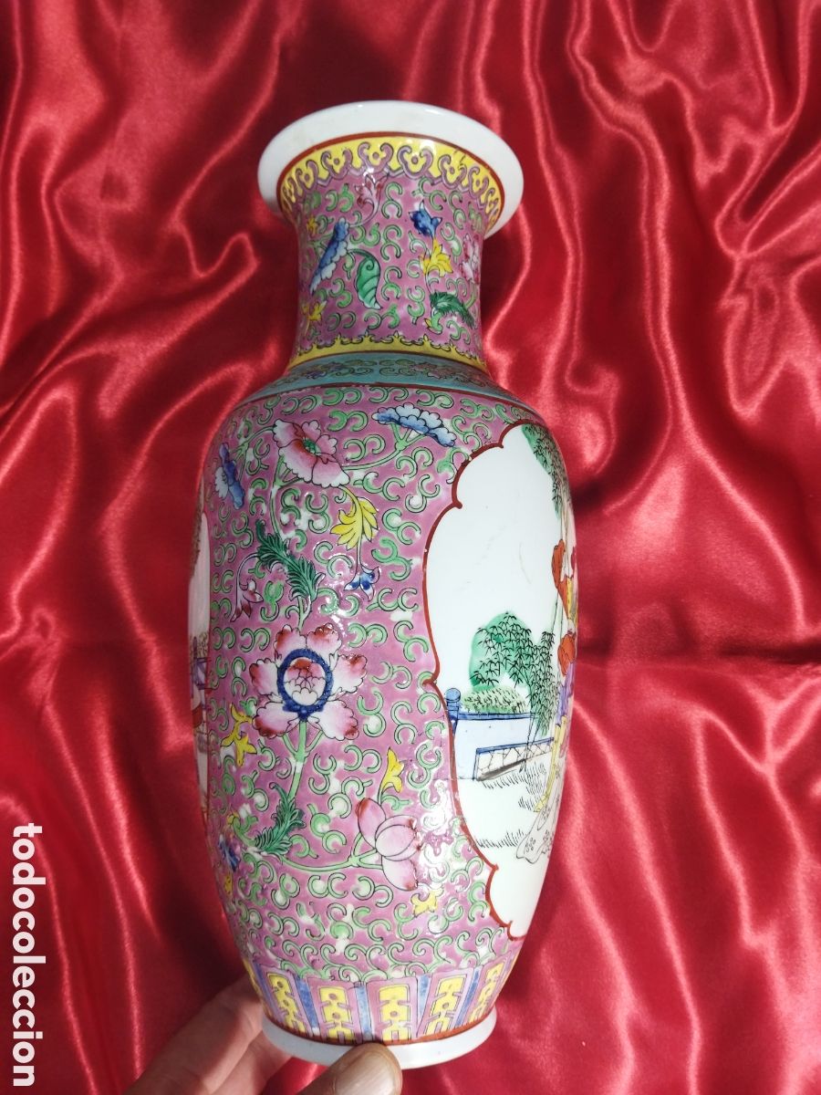 Segunda mano: Florero porcelana china - Foto 3