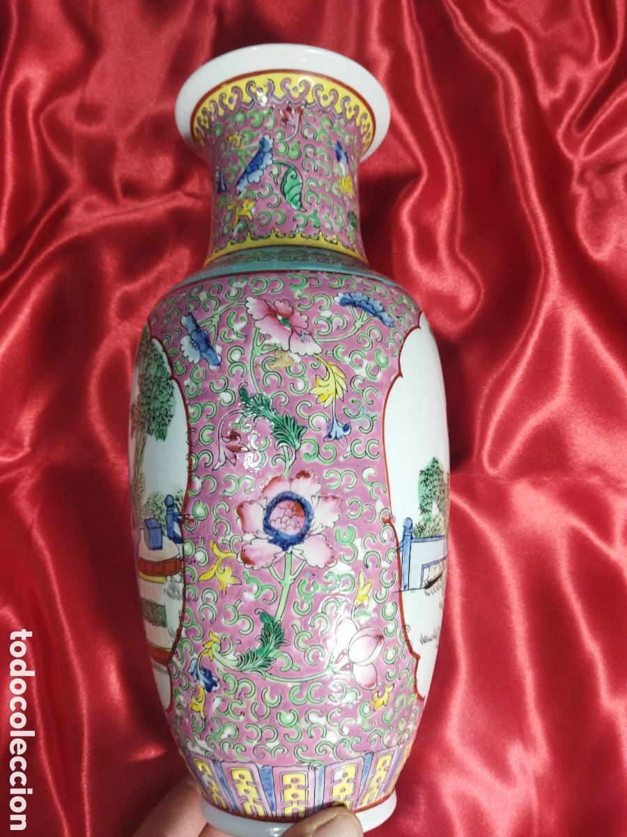 Segunda mano: Florero porcelana china - Foto 4