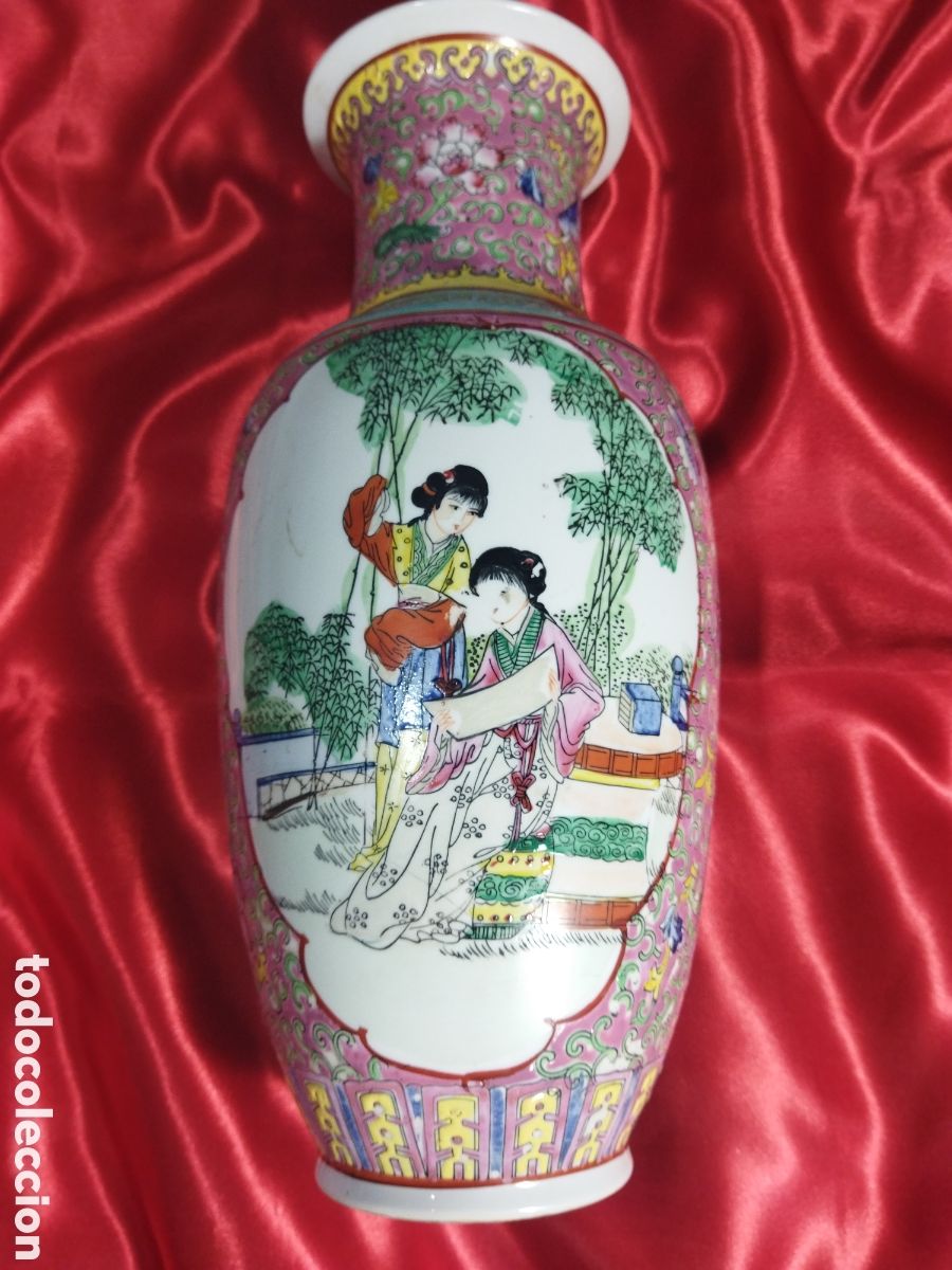 Segunda mano: Florero porcelana china - Foto 2