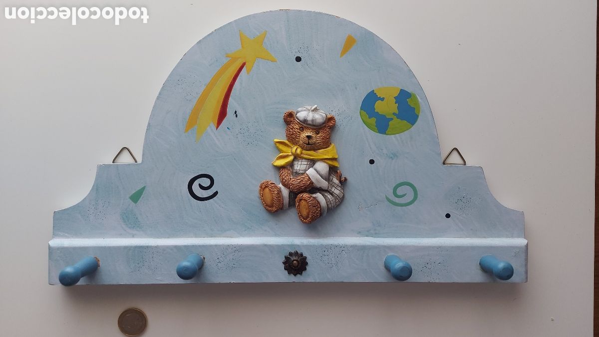 Segunda mano: Percha infantil Oso Estrella Globo Terrestre - Foto 2