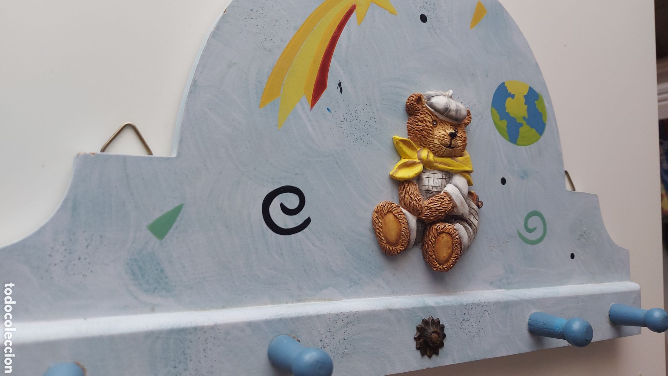 Segunda mano: Percha infantil Oso Estrella Globo Terrestre - Foto 4