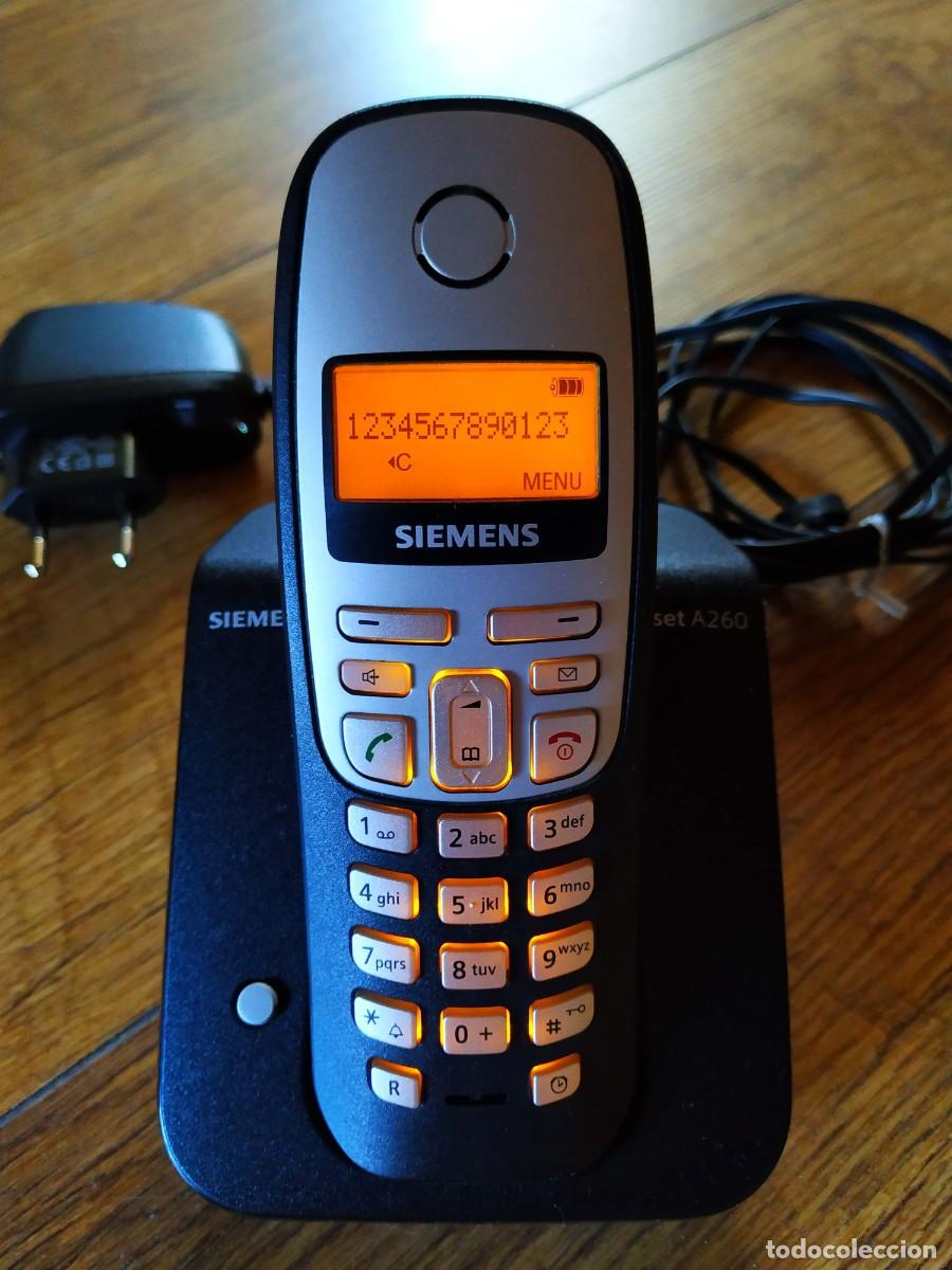 Segunda mano: TEL&Eacute;FONO INAL&Aacute;MBRICO SIEMENS GIGASET - COMO NUEVO - Foto 1